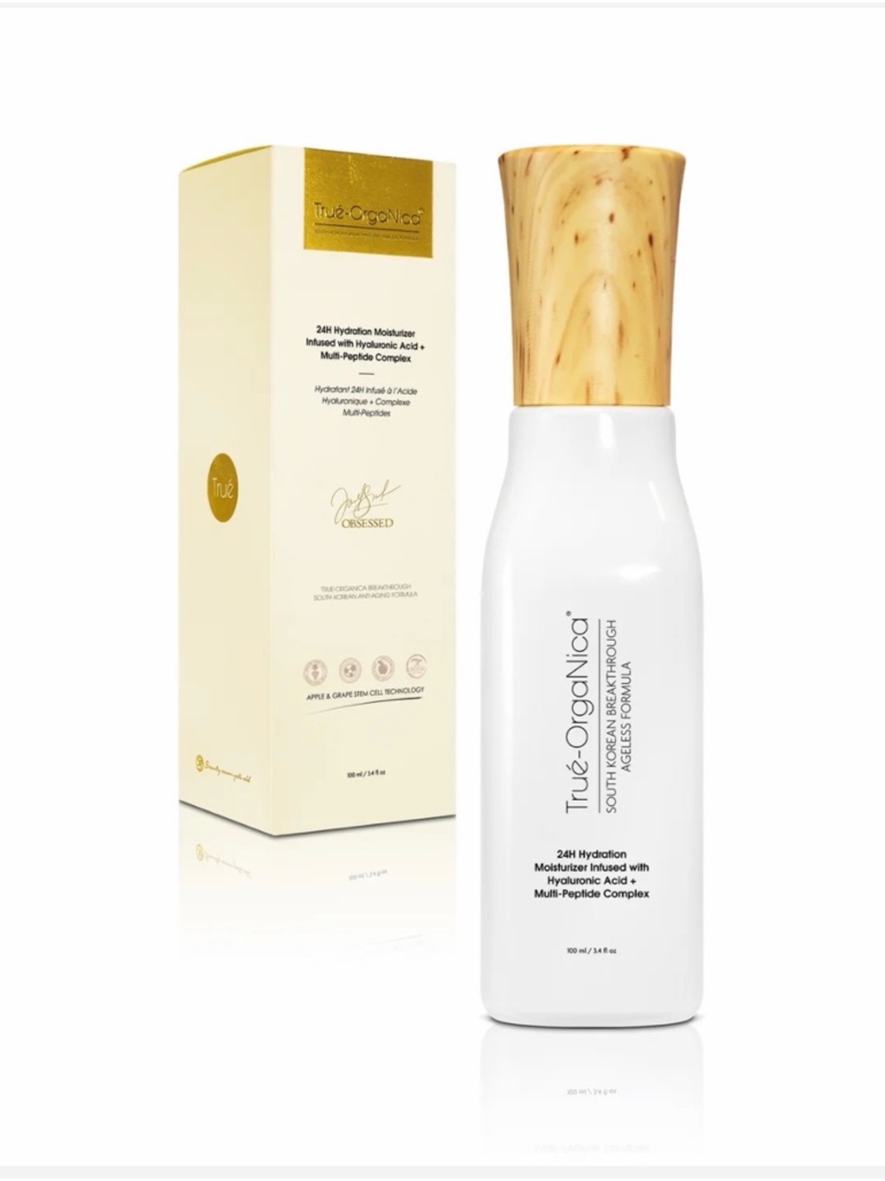 Trué-Organica 24H Hydation Moisturizer Hyaluronic Acid Multi-Peptide